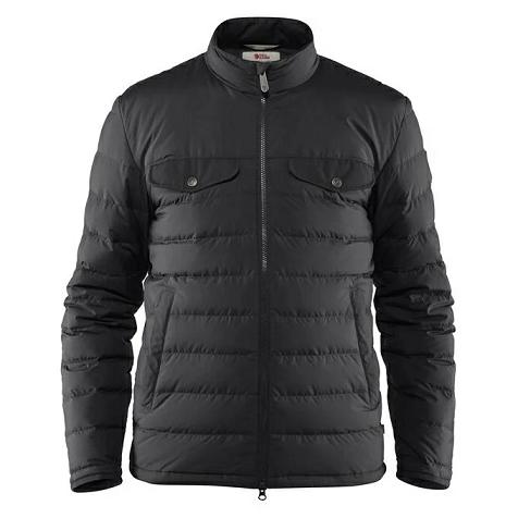 Fjällräven Men Greenland Down Jacket Black PH105997 Philippines